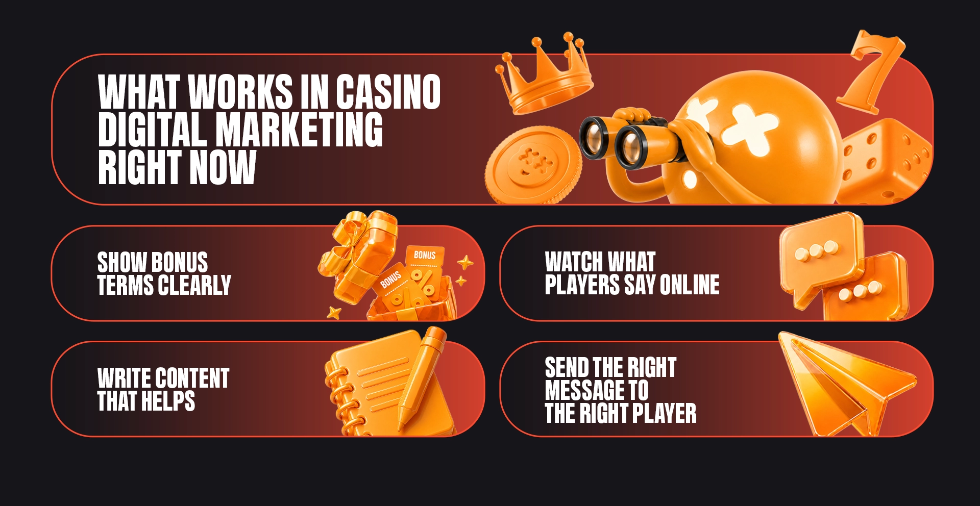 WHAT WORKS IN CASINO DIGITAL MARKETING RIGHT NOW